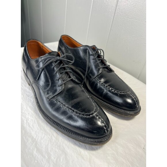 Alden 961 Mens 10.5 AA Dress Shoes Oxford Split Toe Black Leather New England main image 6